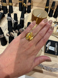 -  Ring 18 Kt gouden ONNO ring. Maat 56