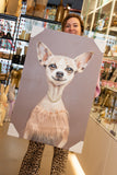 Schilderij - Fancy Dog -  hond