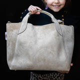 ELIZA BAG | BEIGE SUEDE