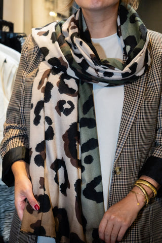 ****Scarf Alina, blue/green