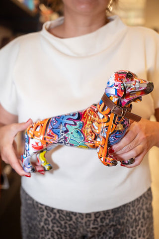 Figure Dachshund „Street Art“