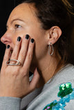 Ring Zilveren ONNO ring met rhodium | R0393RH
