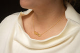 ** Ketting 18 Kt vergulde zilveren ONNO ketting | K0382IOPL