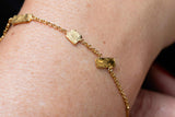 Armband - 18 Kt vergulde zilveren ONNO armband | A0268PL