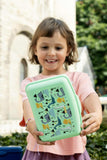 ****Lunchdoos met verdeler + vork Dinos