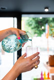 Karaf+Glas Maya Glas Turquoise
