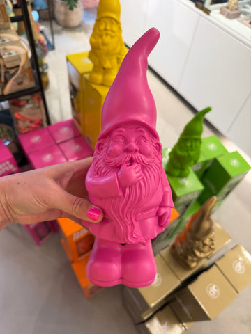 Gnome flirty jasper fuchsia w sound 11x10x27cm