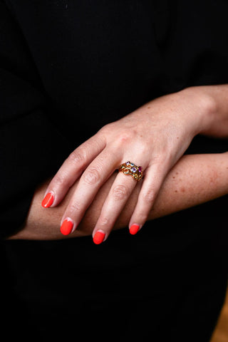 *** Ring Anello Arcobaleno Fascia - Glam