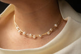 *Ketting Collana Multifilo Perle - Twist