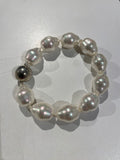 ****Armband - Zoetwaterparel met Magneetslot