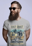 ULTRABASIC Men's Graphic T-Shirt East Coast Summer Paradise - Surfing T-Shirt