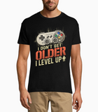 ULTRABASIC Men's Gaming T-Shirt I Don't Get Older I Level Up - Gamer Birthday Gift