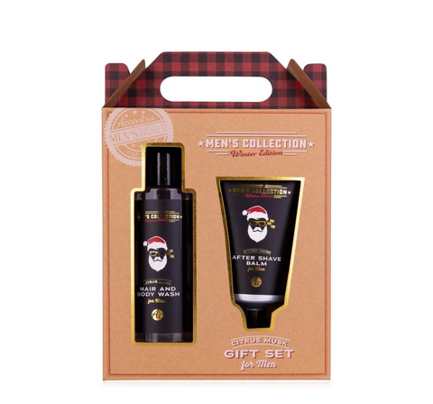 MEN'S COLLECTION WINTER gift box body wash + after shave