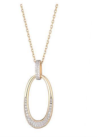 halsketting Collana Pavè Oro Slim - Venice