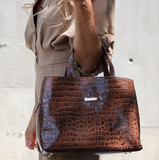 Handtas Patricia Chocolate Brown Shopper