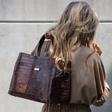 Handtas Patricia Chocolate Brown Shopper