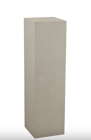 Zuil Rechthoek Hoog Klei Beige Medium (3298)