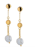 Oorbel - Orecchini Perle Flat - Bonton
