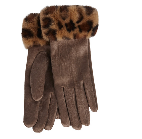 Mitten Leo, beige