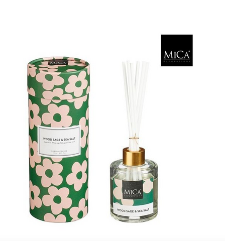 MICA DECORATIONS DIFFUSER GREEN FLOWER - H23XD9CM