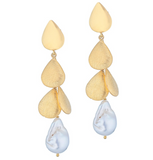Oorbel - Orecchini Gocce Di Perle Longuette - Bonton