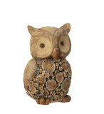 ****Uil Namaakhout Polyresin Naturel Small (59766)