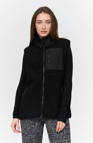 24COLOURS Weste aus Teddyfleece
