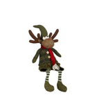 MICA DECORATIONS DECORATIE RENDIER GROEN - L20XB12XH52CM