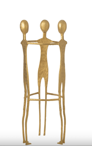 Figuur 3 Men Aluminium Goudkleurig (57492)