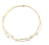 *Ketting Collana Multifilo Perle - Twist