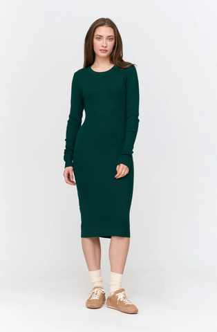 24COLOURS Kleid in Grün