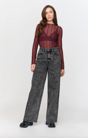 24COLOURS Jeanshose in Schwarz