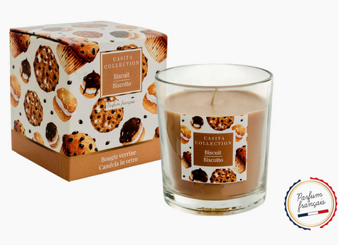 130g Jar Candle Scented Biscuit