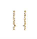 Oorbel 18 Kt vergulde zilveren ONNO oorsteker | OS0529PL