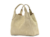 ELIZA BAG | BEIGE SUEDE