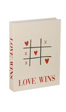 MICA DECORATIONS DECORATION BOOK LOVE WINS OFF WHITE FSC RECYCLED - L22XW29XH4,5CM