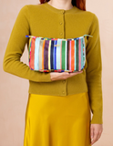 Oilily Stripes Colle Cosmetic Bag - Creme de Menthe