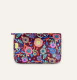 ***Oilily Flowers Colle Cosmetic Bag - Tawny Port