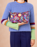 ***Oilily Flowers Colle Cosmetic Bag - Tawny Port