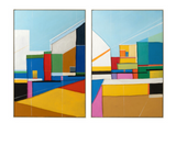 Schilderij Modern Acryl Meerkleurig