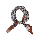 ****Zebra Scarf - Brown