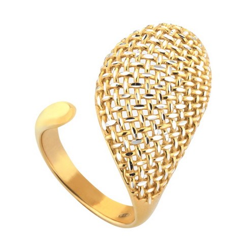 *Ring Anello Diamantato Cashmere - Lux