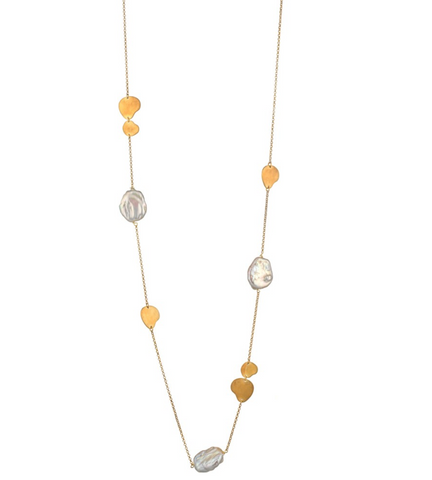 *Ketting - Collana Perle Petali - Bonton