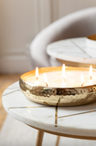 Geurkaars M-Chic Metaal Goud Medium-21u (16135)