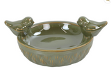 Vogelbad Jorinda S groen-19,5x19,5x10CM