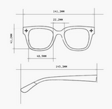 Zonnebril OKKIA -GIOVANNI panter frame