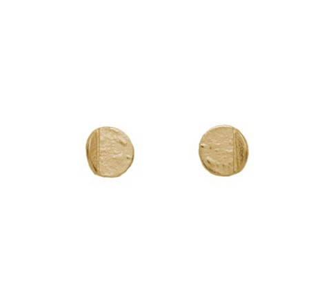 **Oorbel 18 Kt vergulde zilveren ONNO oorsteker | OS0512PL