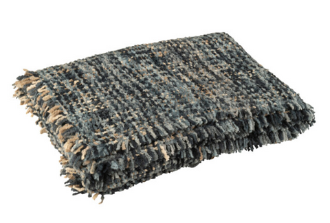 Plaid Tweed Pol Blauw/Wit (47164)