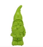 ****Gnome flirty jasper green w sound 11x10x27cm