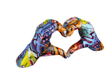 Decorative object Heart „Street Art“